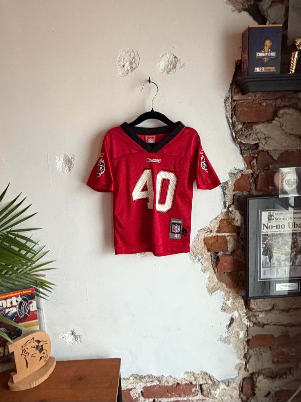 Mike Alstott Tampa Bay Buccaneers Reebok Jersey Size 4T